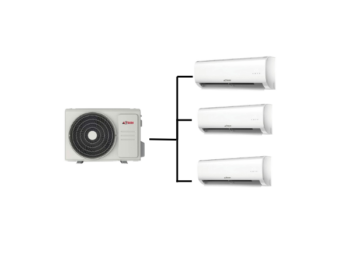 Split Astech -2x9000Btu & 12000Btu - (MultiEvape)