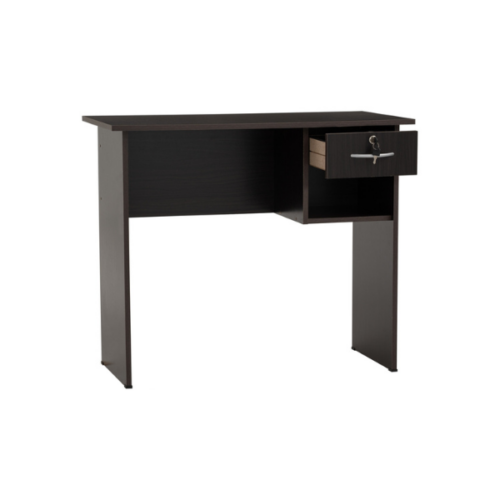 Table de Bureau ECO 3' finition Light Cappuccino 1119027- (1 tiroirs + espace de rangement)