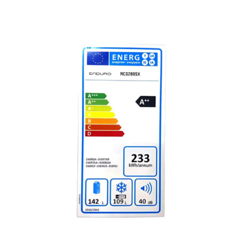 Réfrigérateur combiné Enduro RCS280SX - 251L- 4 Tiroirs