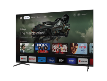 Téléviseur Sharp 75" 4T-C75FJ1NX - Smart Tv 4K - Avec Google Tv - 4K UHD - 75 pouces