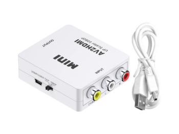 Mini convertisseur RCA AV vers HDMI AV2HDMI RS-AVHD2