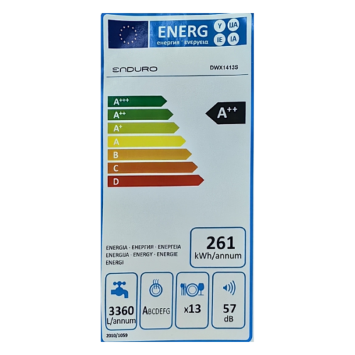 Lave-vaisselle Enduro DWX1413S - 13 couverts