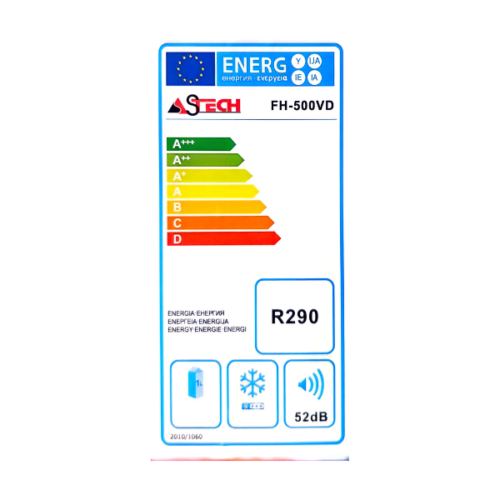 Congélateur vitrine horizontal Astech FH-500V - 415 L