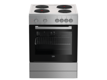 Cuisinière électrique Beko FSE6600GS 60x60 - 4 feux