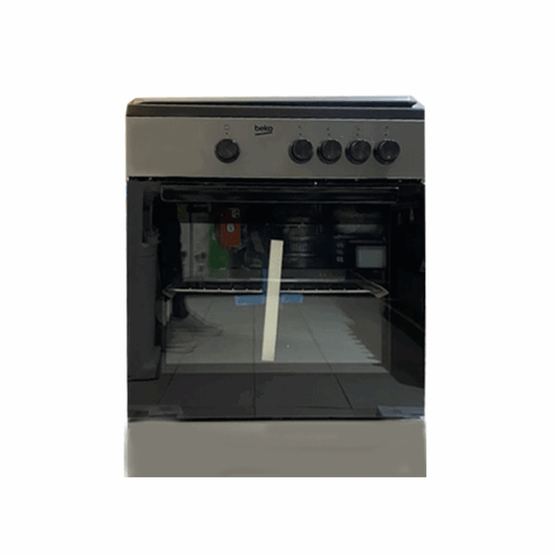 Cuisinière à gaz Beko FSG62000GS - 4 feux - 60 cm