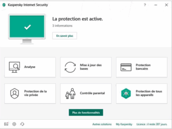 Antivirus Kaspersky internet security 2 postes