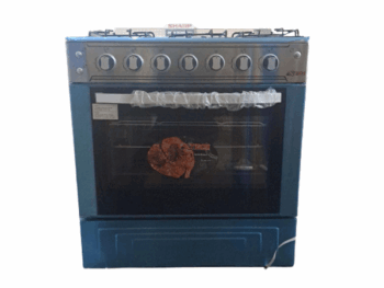 Cuisinière à gaz Astech 80MIS - 5 feux - 80X60 INOX