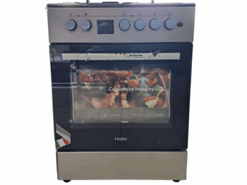 Cuisinière mixte Haier HCR2031EESB - 4 feux - four électrique