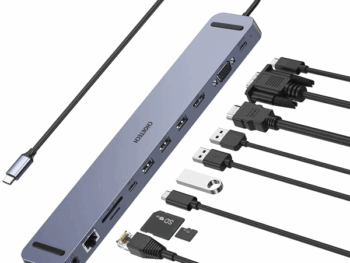 Adaptateur multiport Choetech HUB-M20 - 11 en 1 - USB Type C