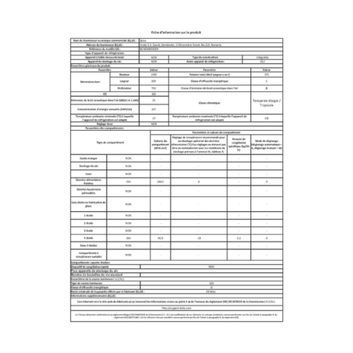 Réfrigérateur combiné encastrable Beko BCNE400E40SN - 370 L - No Frost