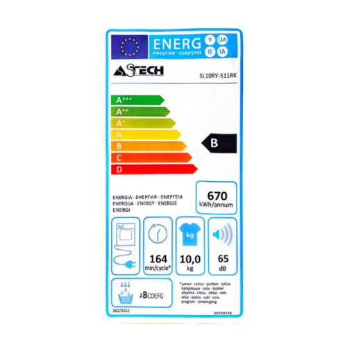 Sèche-linge Astech SL10RY-511 - 10 kg