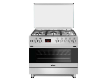 Cuisinière à gaz Astech CK96MS 90x60 - 5feux (Avec ventilateur)