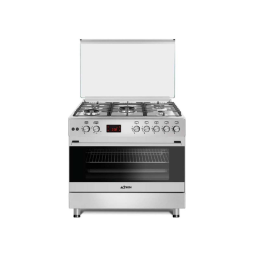 Cuisinière à gaz Astech CK96MS 90x60 - 5feux (Avec ventilateur)