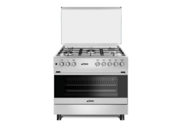 Cuisinière mixte Astech CK97MS 90x60 -5 feux à gaz & Four Electrique