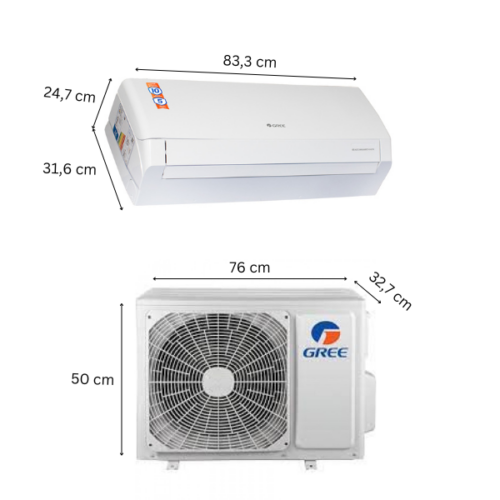 Split GREE GWC12AGBXA-K3DNA1A/O - 12000 BTU - 1.5CV (Inverter)