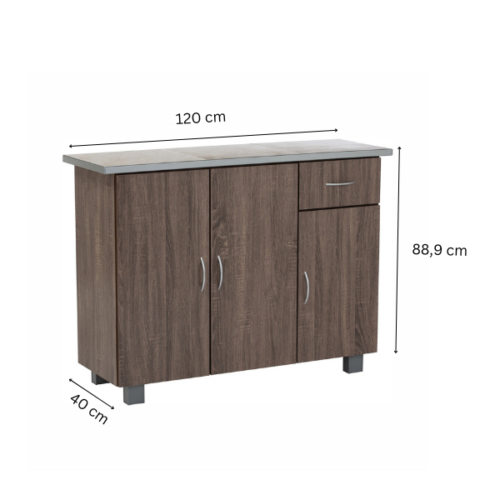 Armoire de cuisine Frey - 364007 - (4 compartiments)