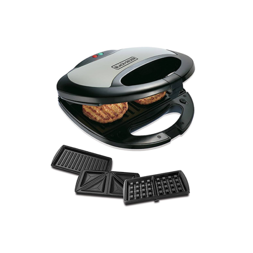 Grill à Sandwich et Gauffrier Black & Decker TS2090 - 3-en-1