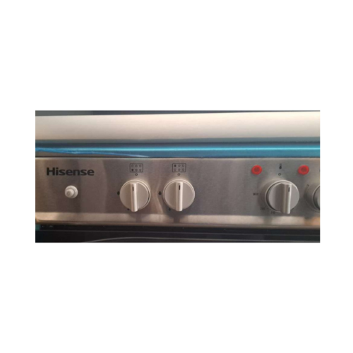 Cuisinière mixte Hisense HFS942GEES - 4 feux + 2 plaques-Four électrique