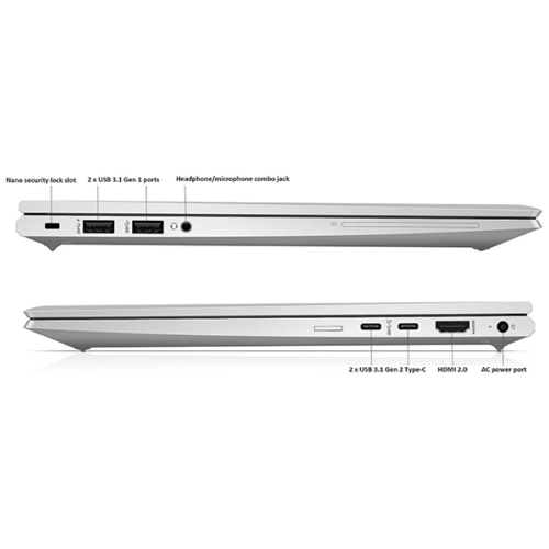 Ordinateur portable HP EliteBook 845 G7 10 génération - 512Go - 16 Go RAM - 14" (anti-reflet/empreinte digitale)