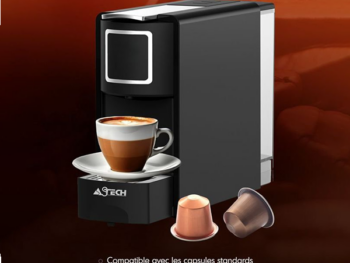 Machine à café Astech CM052F-BO - 600 mL (Capsules)