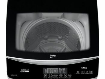 Machine à laver Beko WTLI120S - 12kg (10 programmes - Avertisseur sonore - Système anti-vibration - Chargement par le haut)