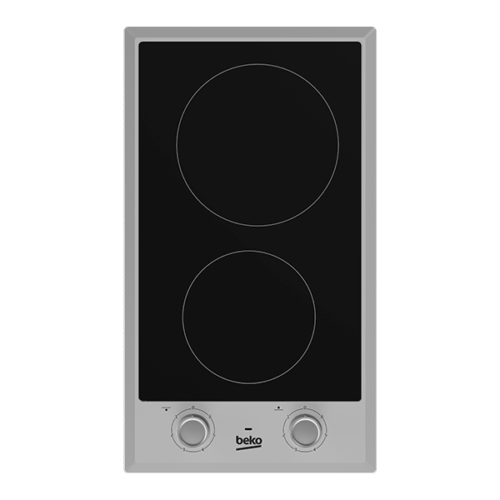 Plaque de cuisson électrique Beko HDCC32200X - 2 foyers- 2900W (Vitrocéramique - Encastrable)