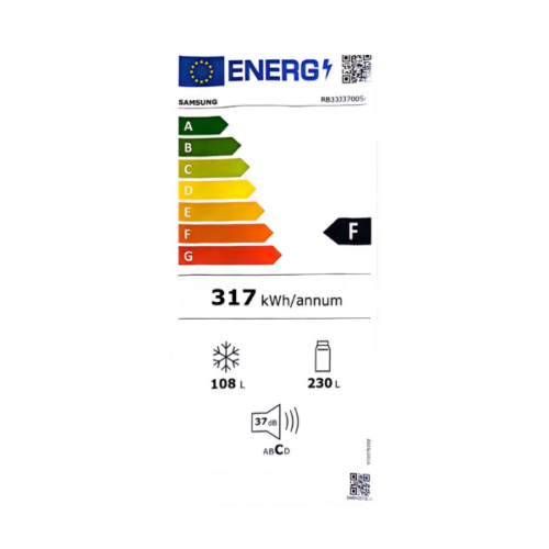 Réfrigérateur combiné Samsung RB33J3700SA - 348 L - 3T