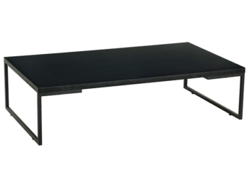 Table Basse rectangulaire MYRON 109 finition Noir Mat- 1339036